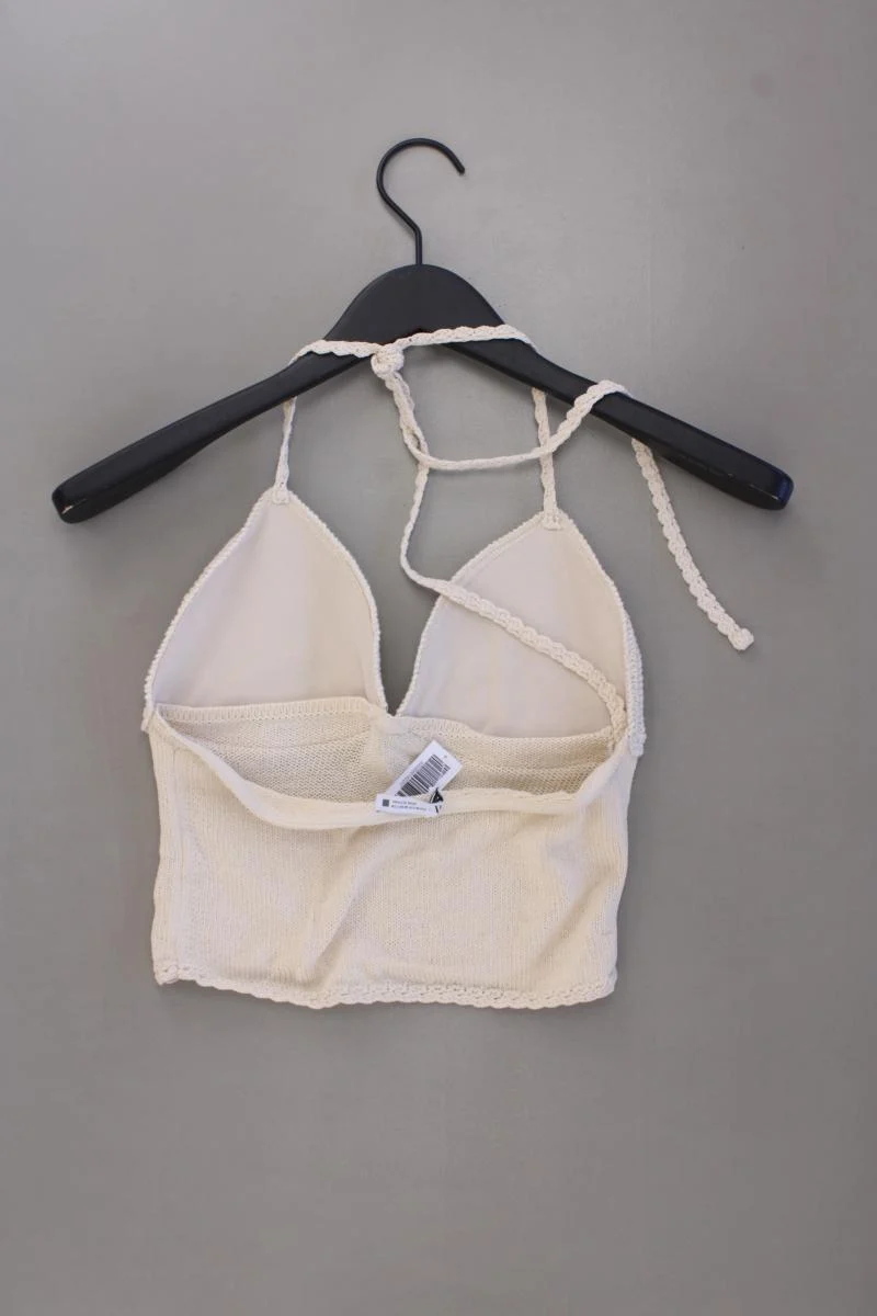 Zara Neckholdertop Gr. M creme