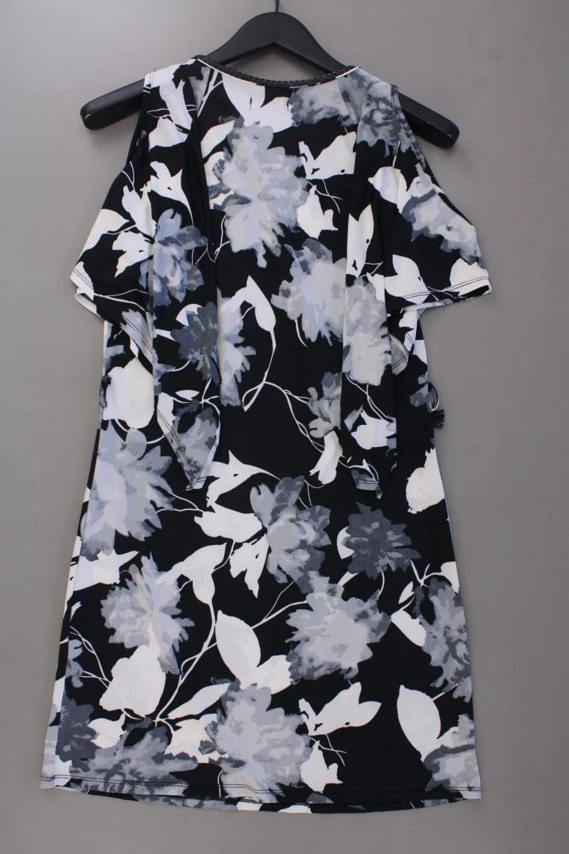 QED LONDON Midikleid Gr. 36 mit Blumenmuster neu mit Etikett 3/4 Ärmel grau