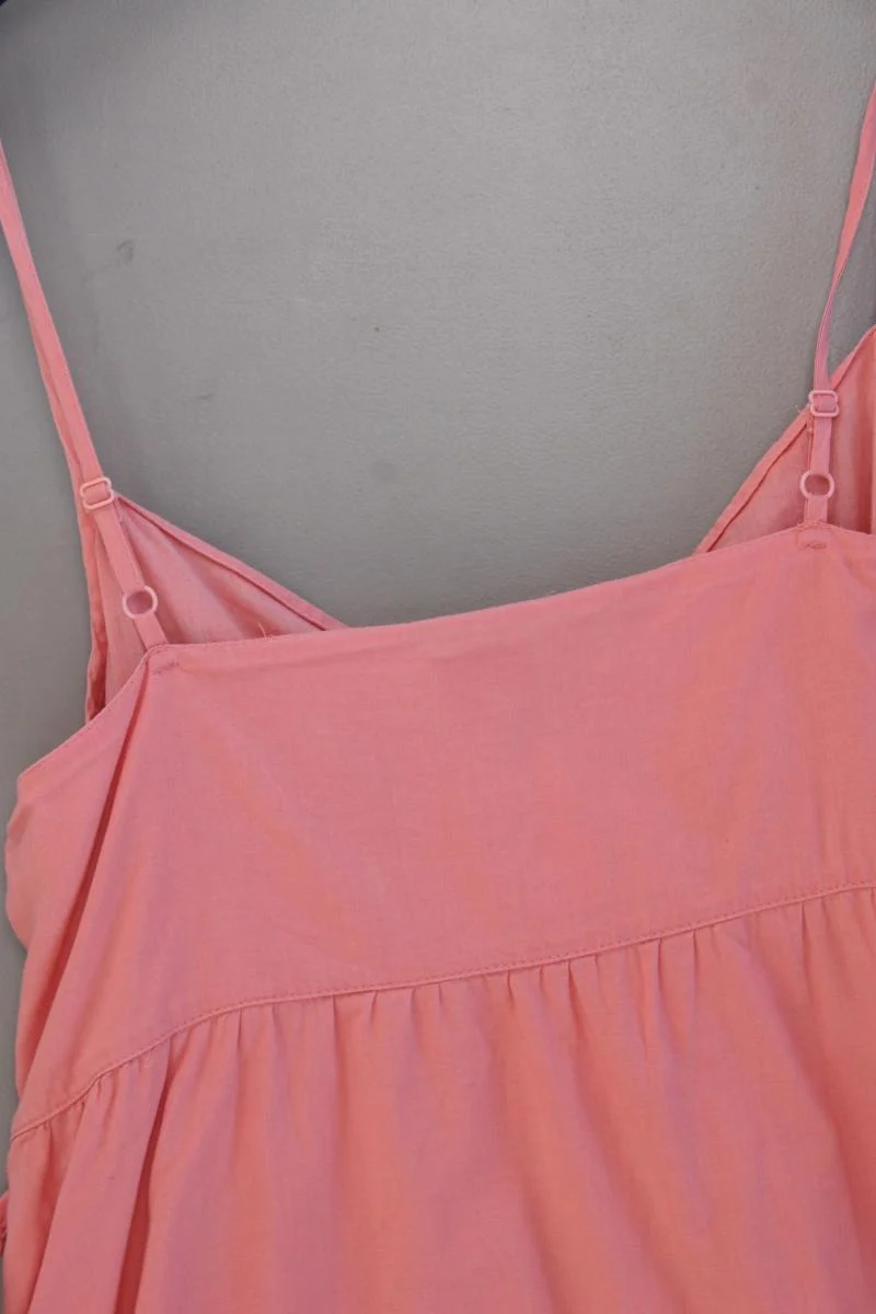 Esprit Trägerkleid Gr. 38 rosa aus Baumwolle