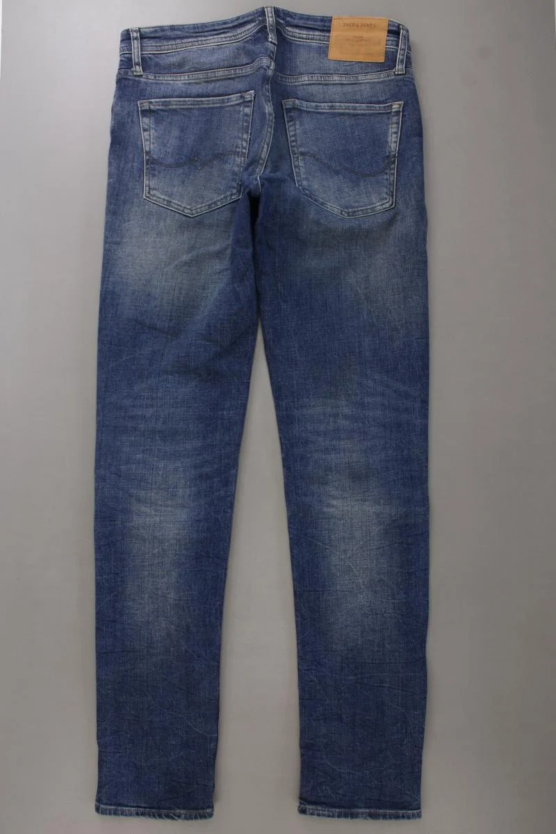 Jack & Jones Slim Jeans für Herren Gr. W32/L34 blau aus Baumwolle