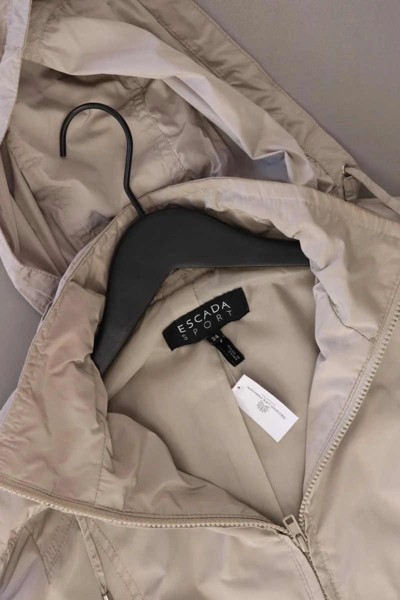 Escada Sport Kapuzenjacke Gr. 34 creme aus Polyester
