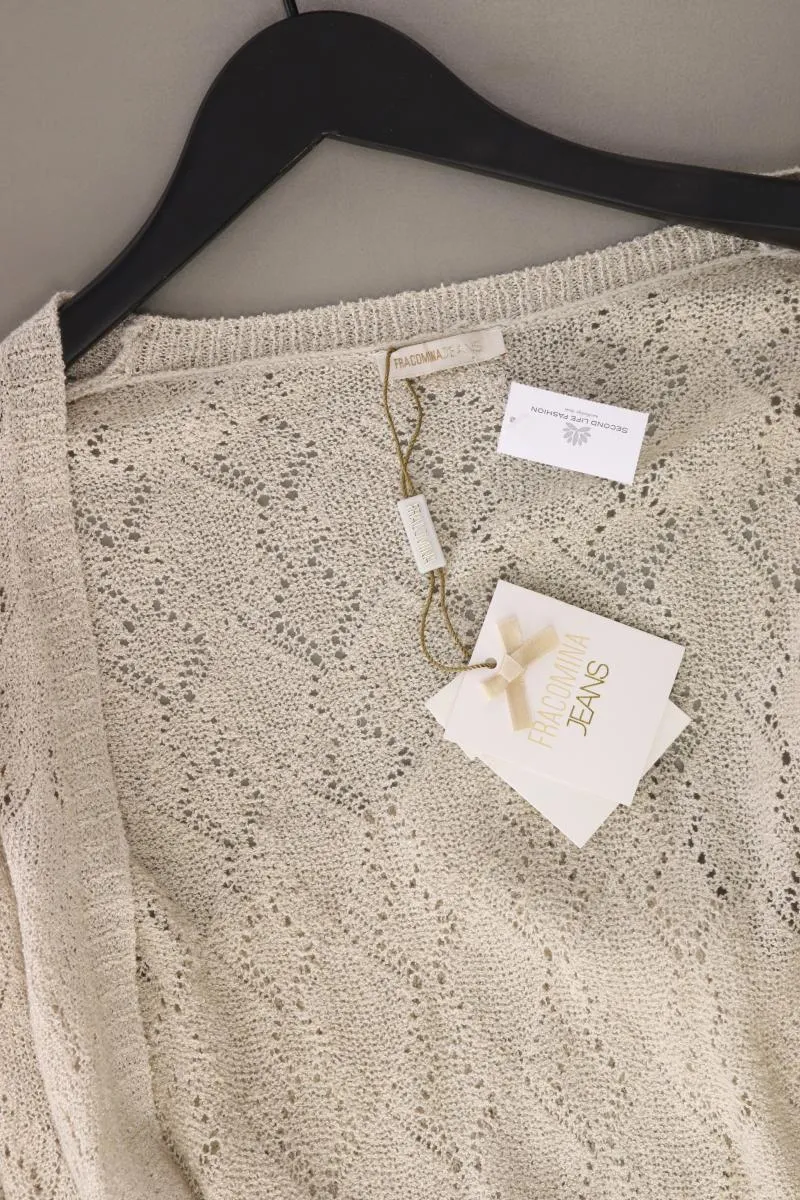 Fracomina Strickjacke Gr. XS neu mit Etikett Neupreis: 99,99€! Langarm creme
