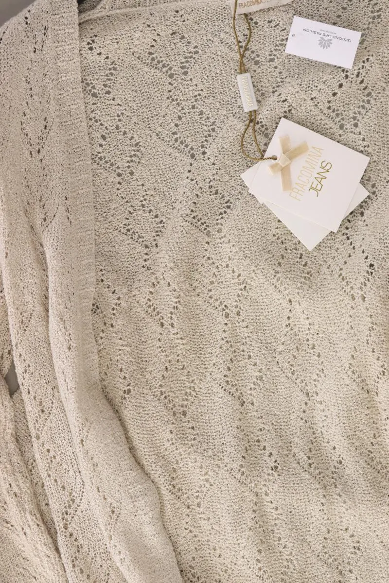 Fracomina Strickjacke Gr. XS neu mit Etikett Neupreis: 99,99€! Langarm creme