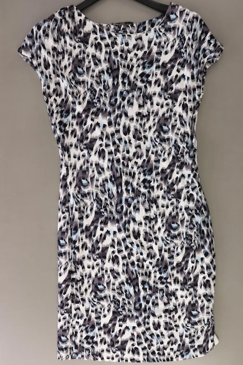 BOSS by Hugo Boss Bleistiftkleid Gr. L mit Tierdruck neuwertig Kurzarm grau