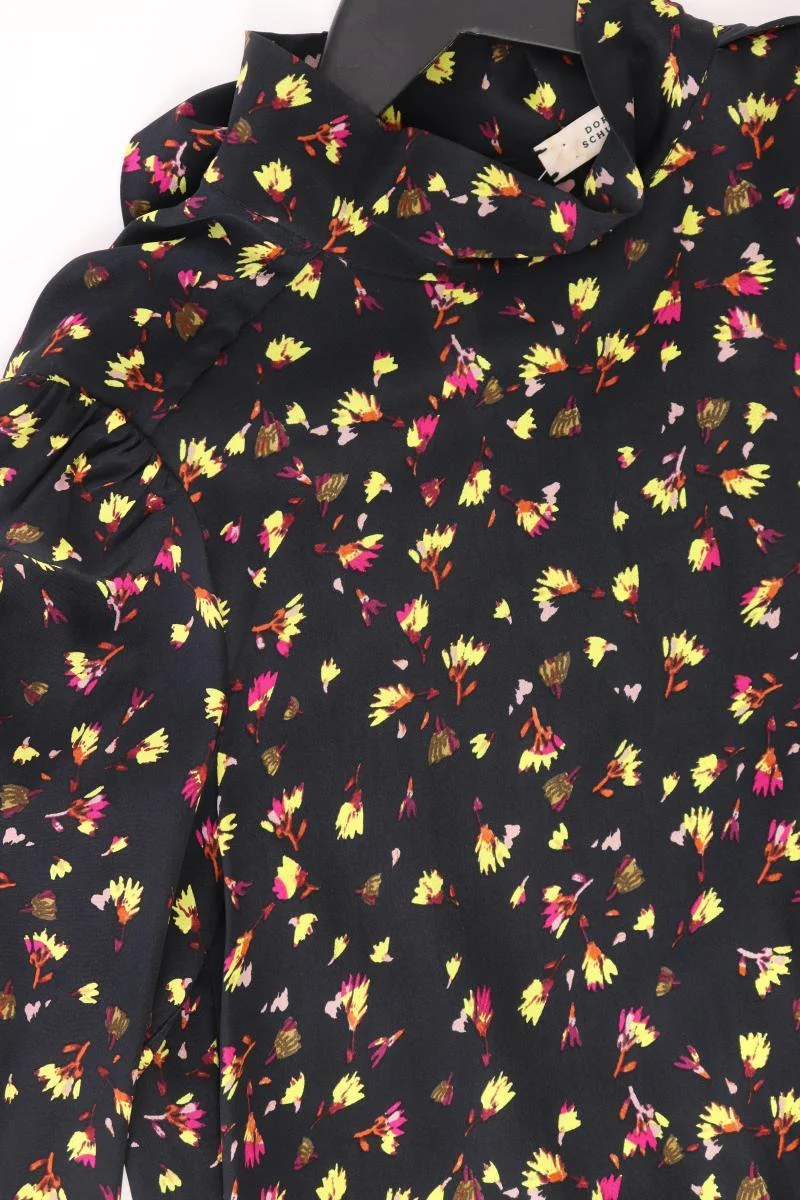 Dorothee Schumacher Kleid mit Seide Größe 3 Gr. 38 Langarm schwarz aus Viskose