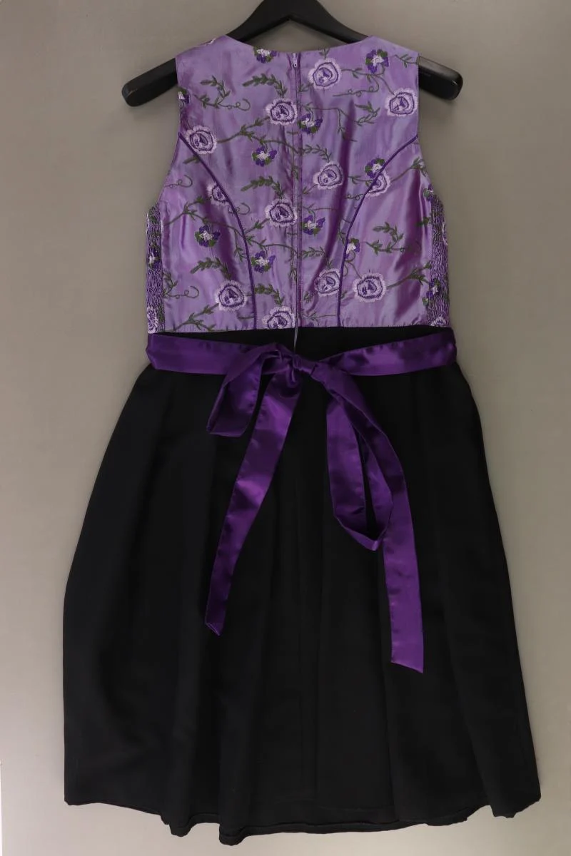 Dirndl Gr. Kurzgröße 20 Ärmellos lila aus Polyester