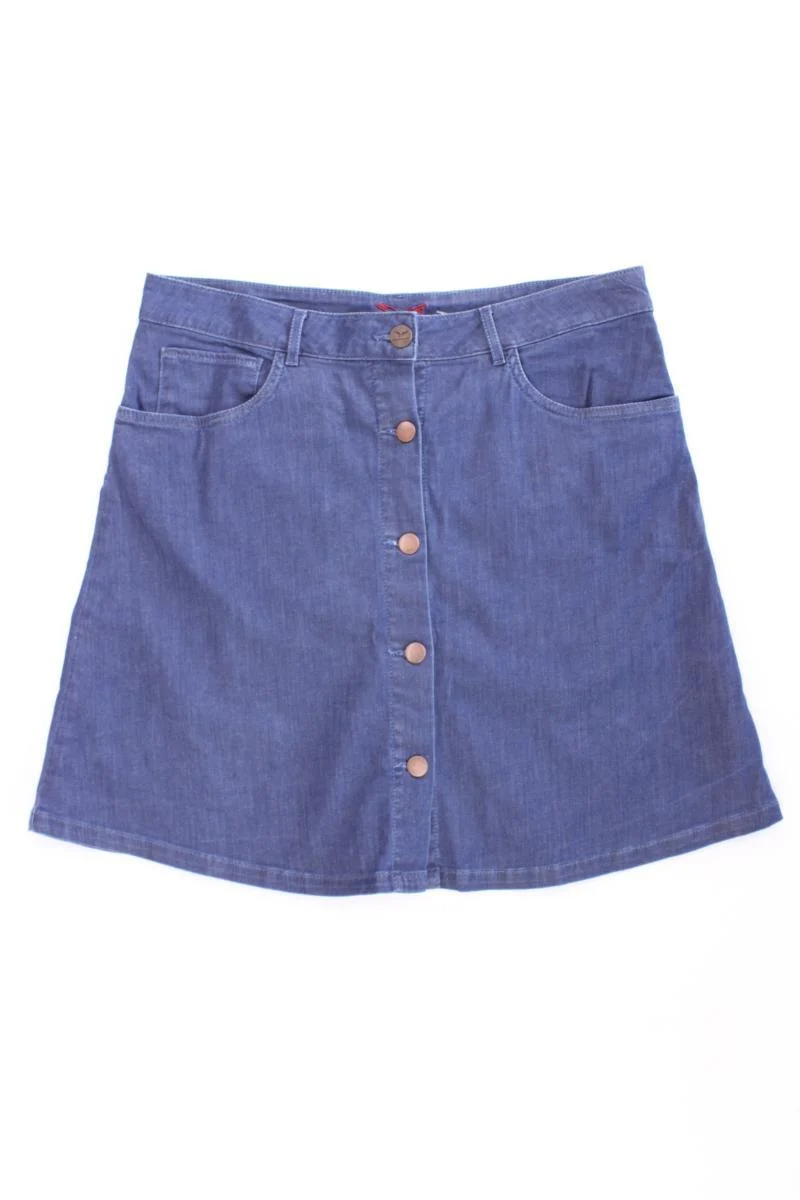 Feuervogl Jeansrock Modell Sonia Gr. 38 blau aus Baumwolle