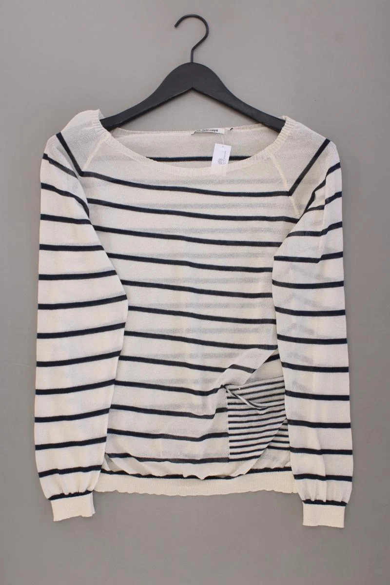 Rich&Royal Ringelshirt Gr. XL gestreift Langarm creme aus Viskose