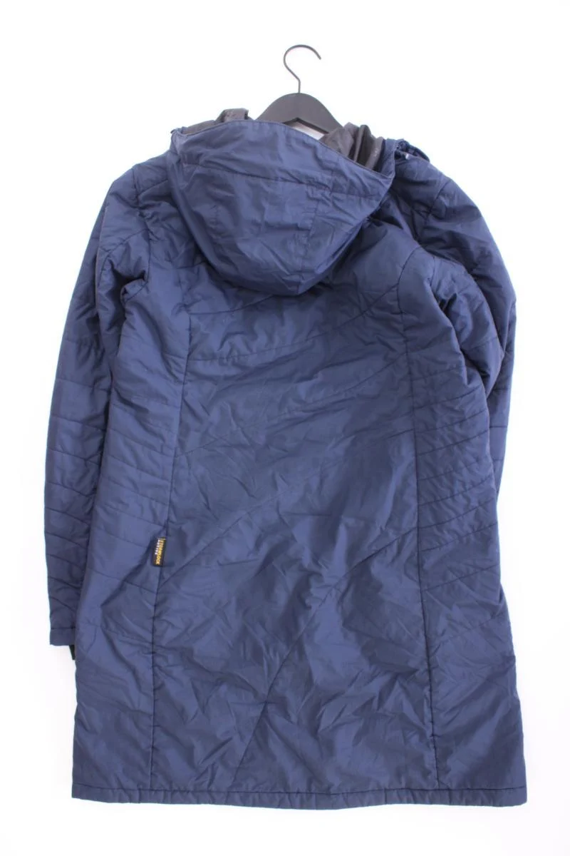 Jack Wolfskin Kapuzenmantel Gr. L blau aus Polyester