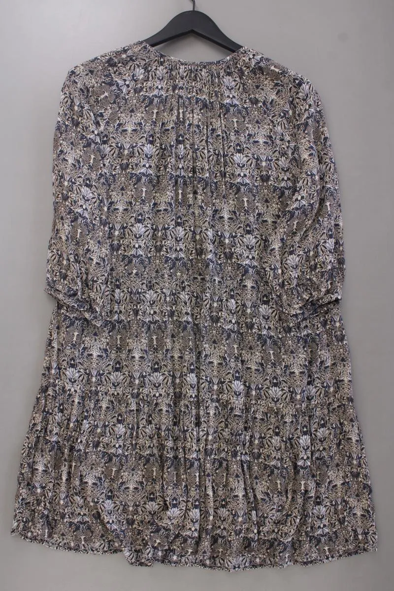 YAYA Midikleid Gr. 38 3/4 Ärmel mehrfarbig aus Viskose