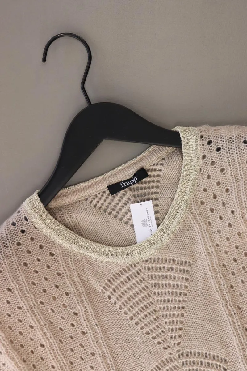 Frapp Langarmpullover Gr. 46 creme aus Polyacryl