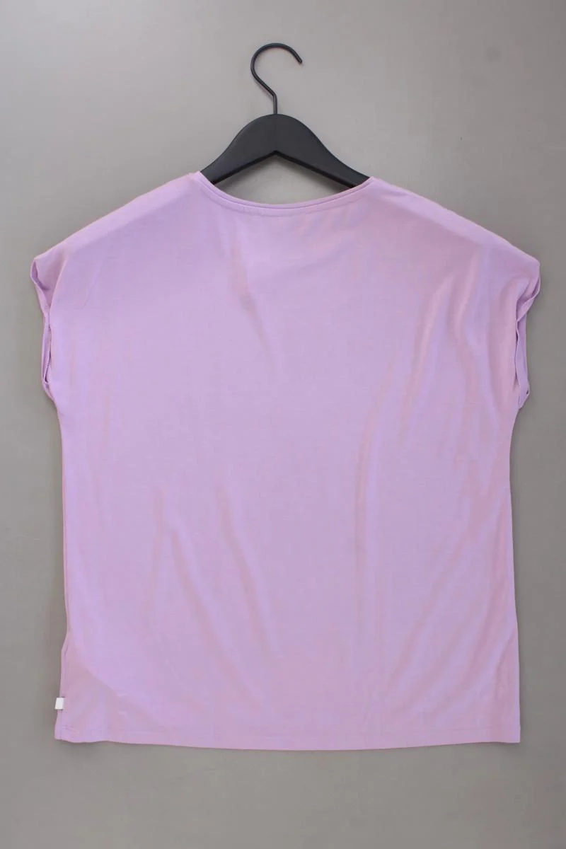 Tom Tailor (Denim) T-Shirt Gr. S Kurzarm lila aus Viskose
