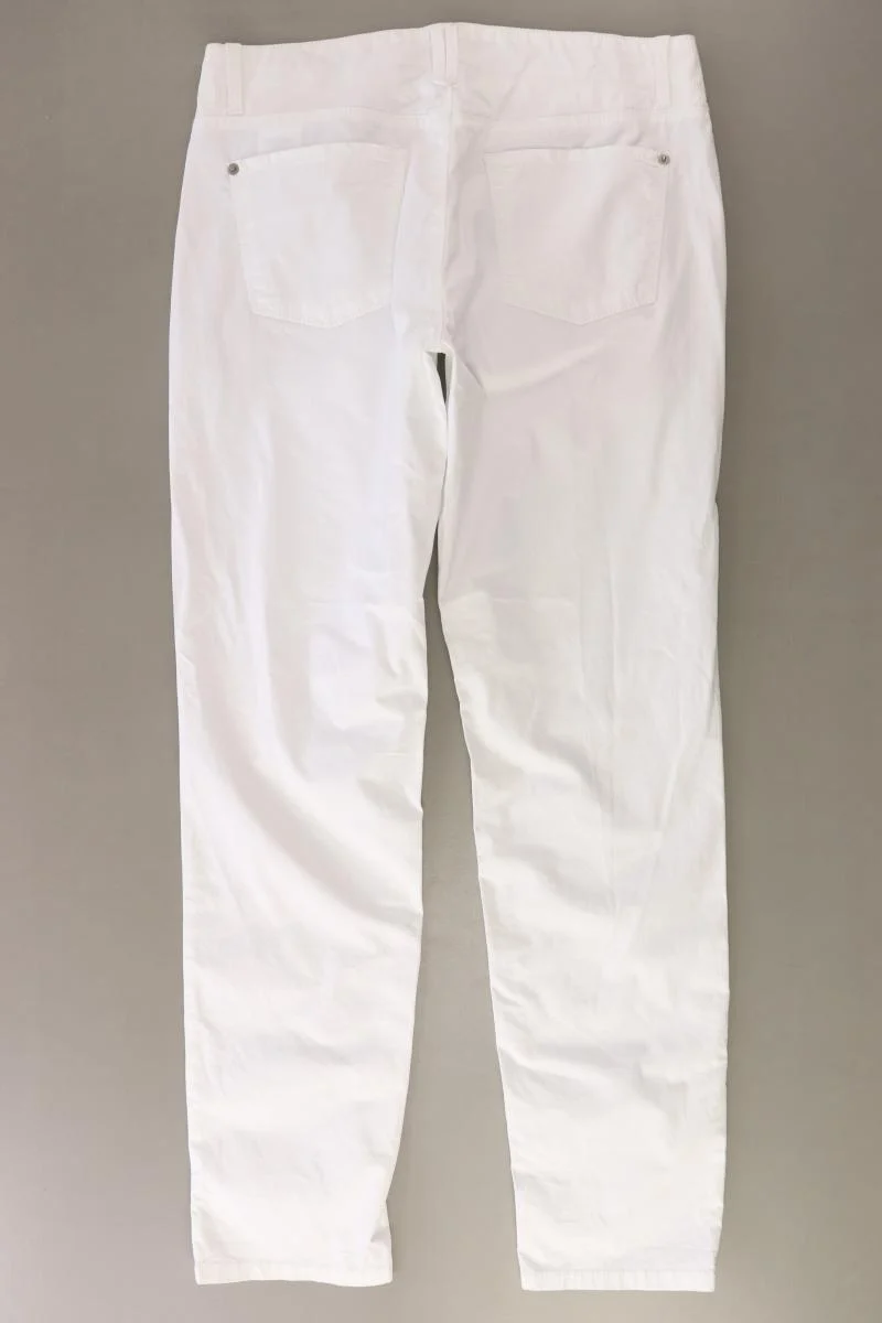 Cambio Hose Gr. 36 Modell Karia weiß aus Baumwolle