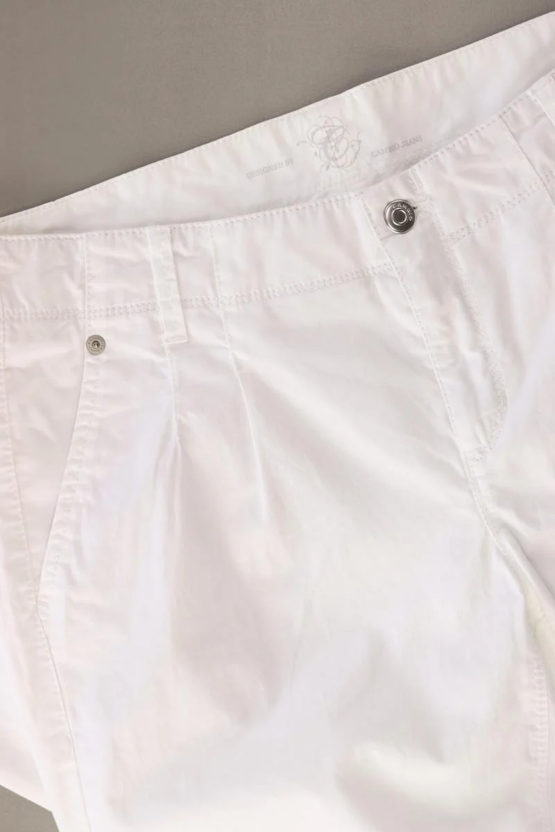 Cambio Hose Gr. 36 Modell Karia weiß aus Baumwolle