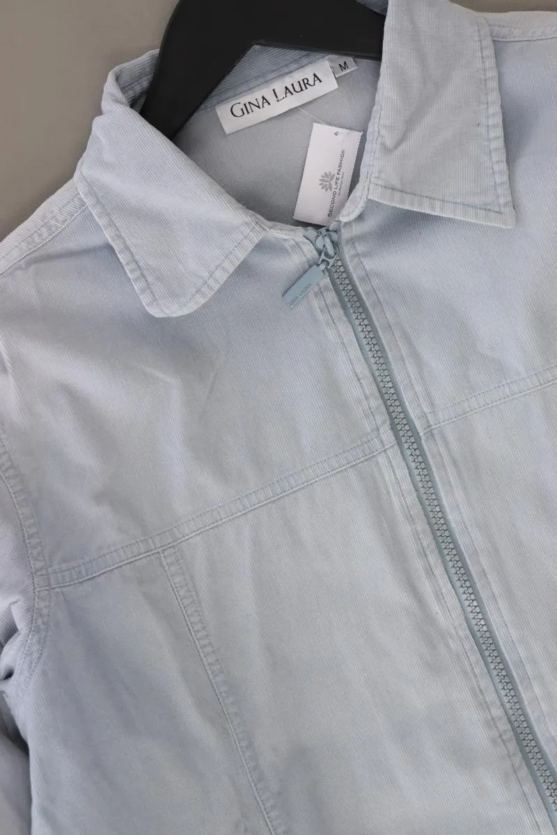 Gina Laura Übergangsjacke Gr. M blau aus Baumwolle