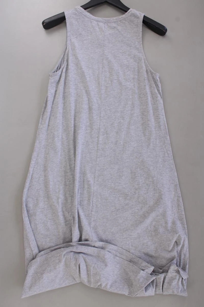 Mango Midikleid Gr. L Ärmellos grau aus Baumwolle