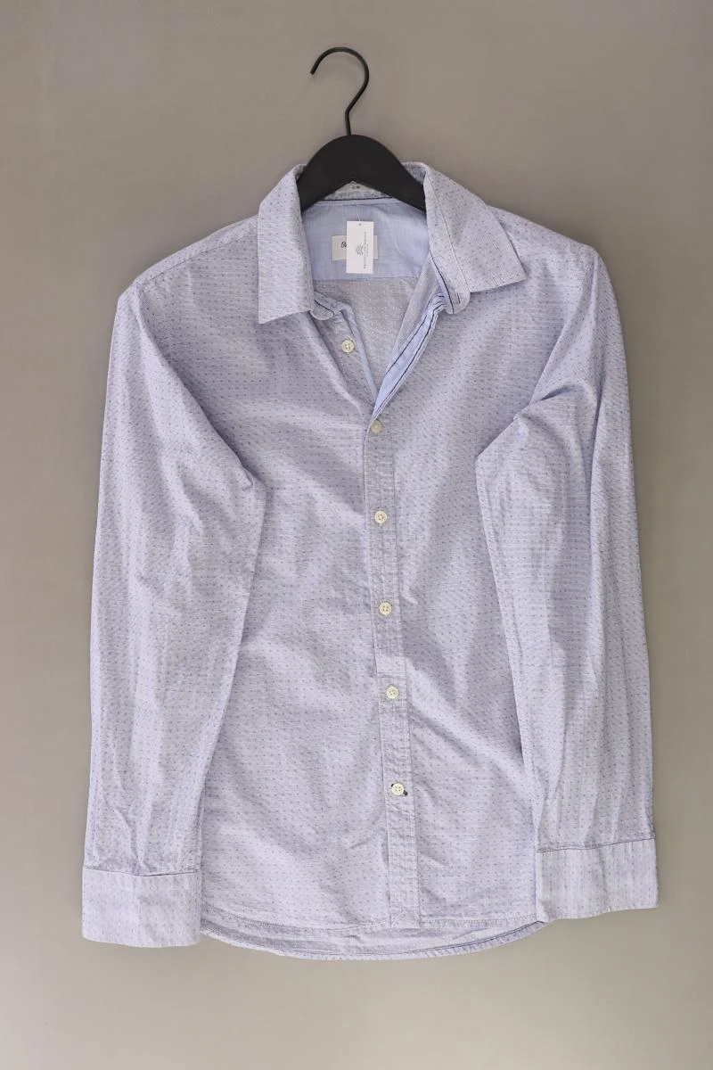 Pepe Jeans Langarmhemd für Herren Gr. M blau aus Baumwolle