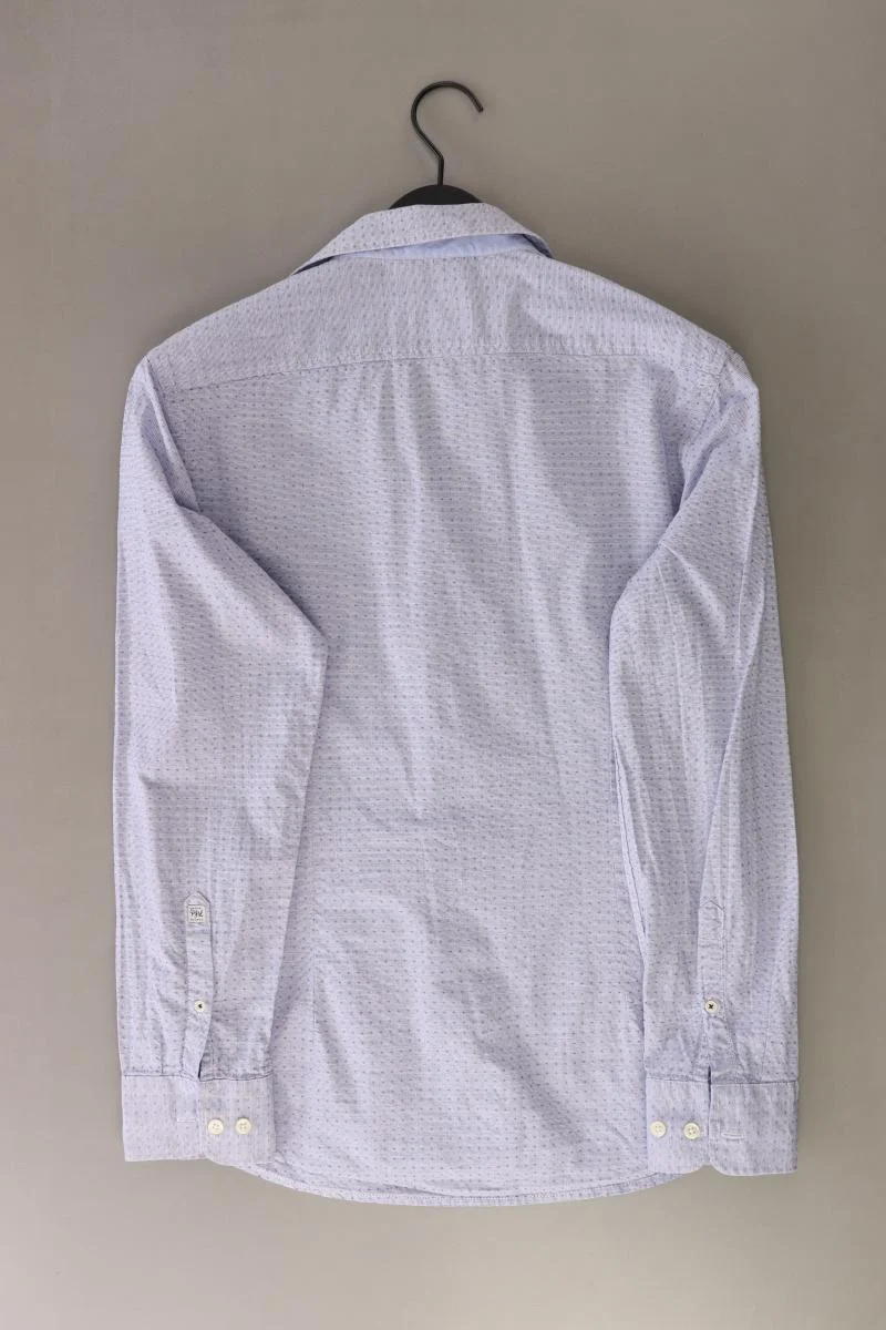 Pepe Jeans Langarmhemd für Herren Gr. M blau aus Baumwolle