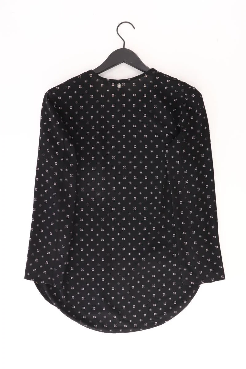 s.Oliver Regular Cardigan Gr. 38 mit Blumenmuster Langarm schwarz aus Polyester