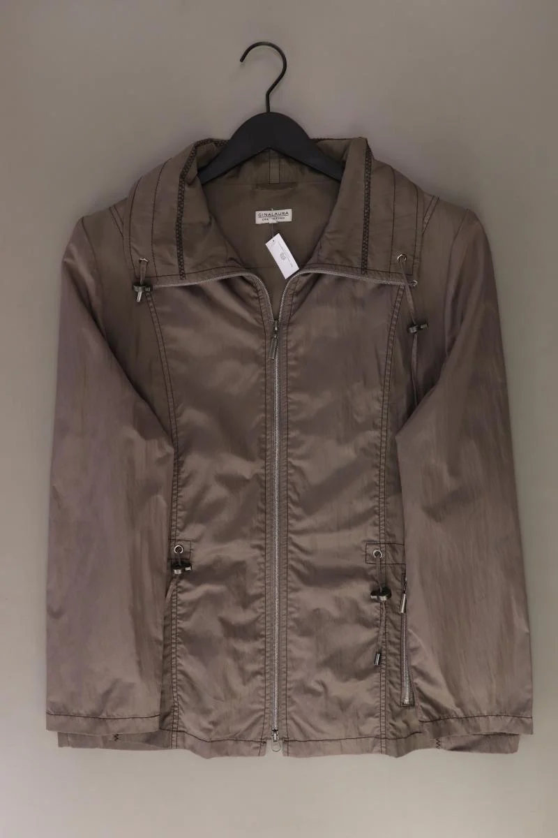 Gina Laura Übergangsjacke Gr. L braun aus Polyester