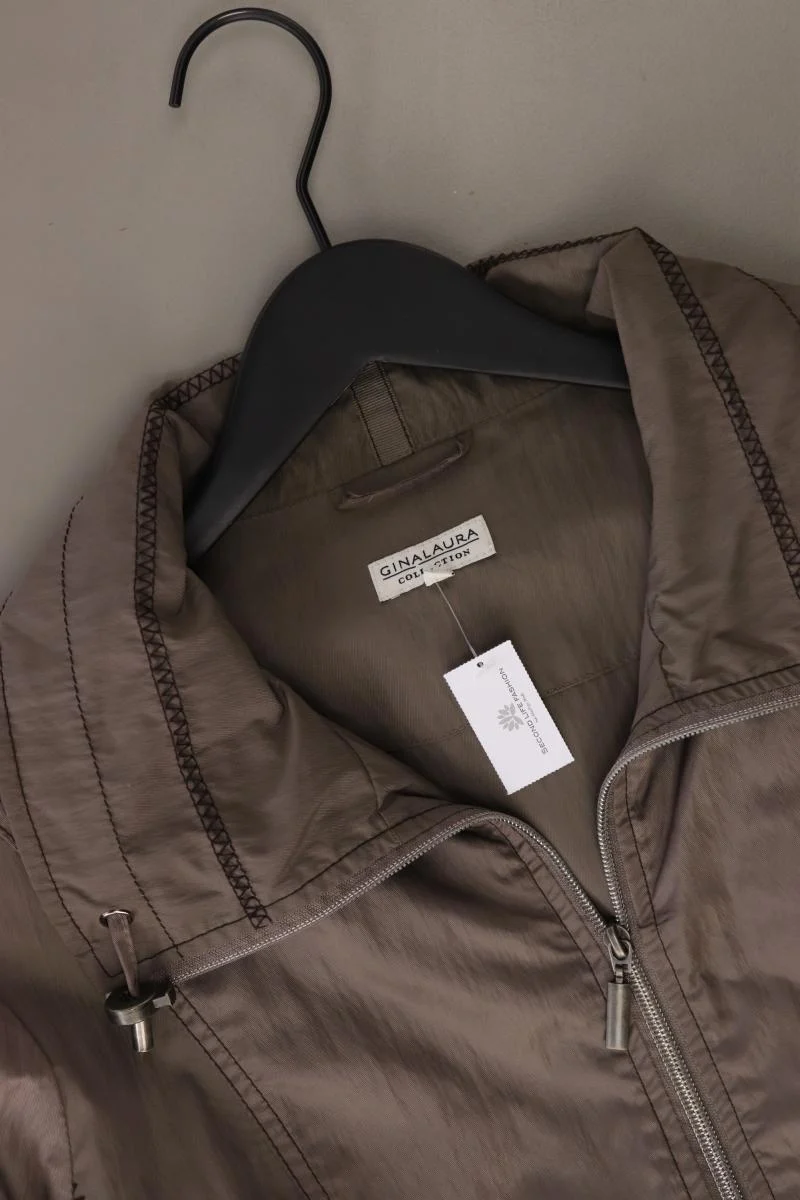 Gina Laura Übergangsjacke Gr. L braun aus Polyester