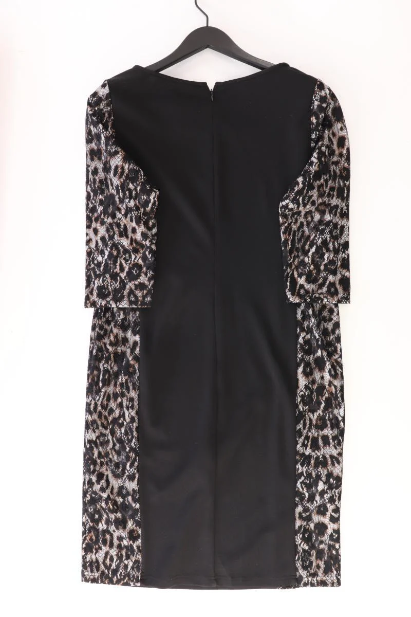 Komplimente Kleid Gr. 44 3/4 Ärmel schwarz aus Polyester