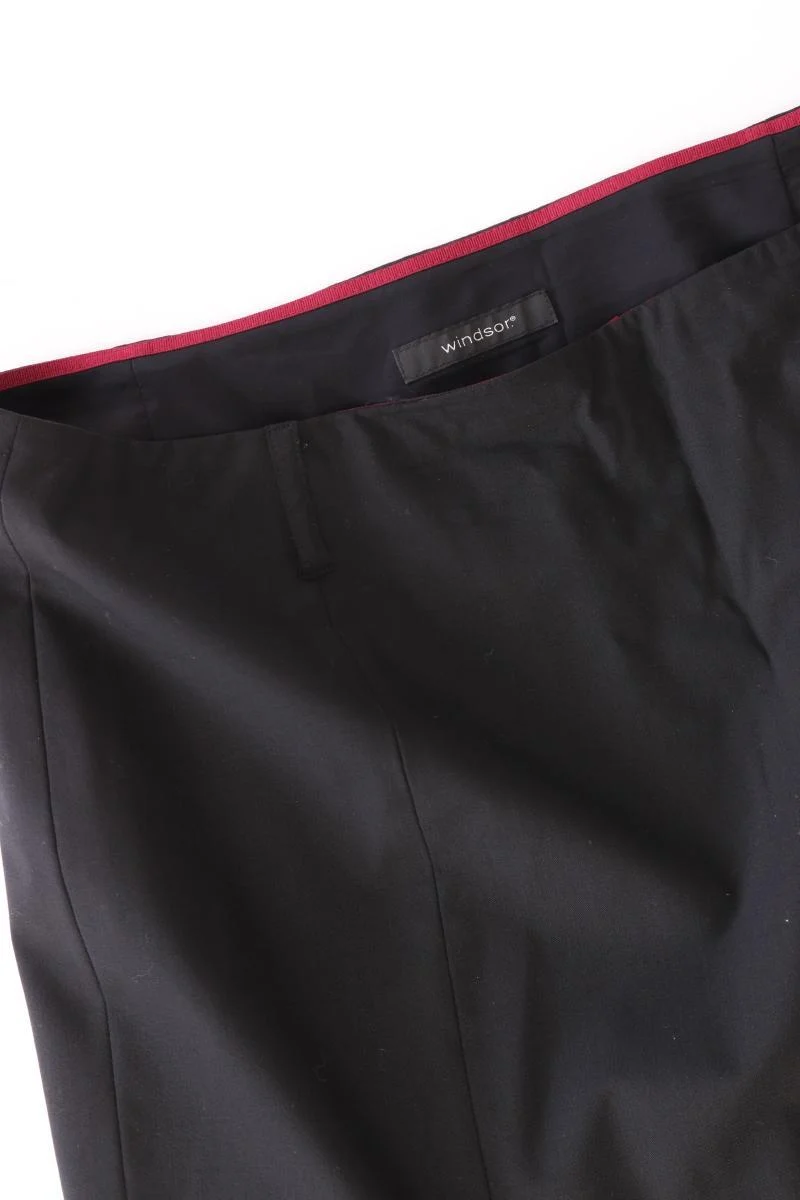 Windsor Wollrock Gr. 42 schwarz aus Schurwolle
