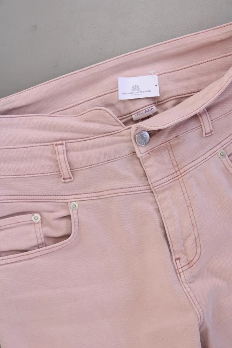 Lascana Five-Pocket-Hose Gr. 38 rosa aus Baumwolle