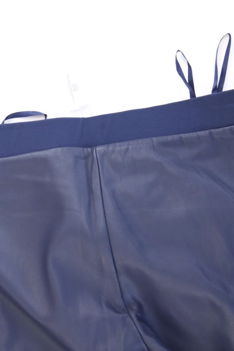 Pfeffinger Kunstlederhose Gr. Kurzgröße 21 neuwertig blau aus Polyester