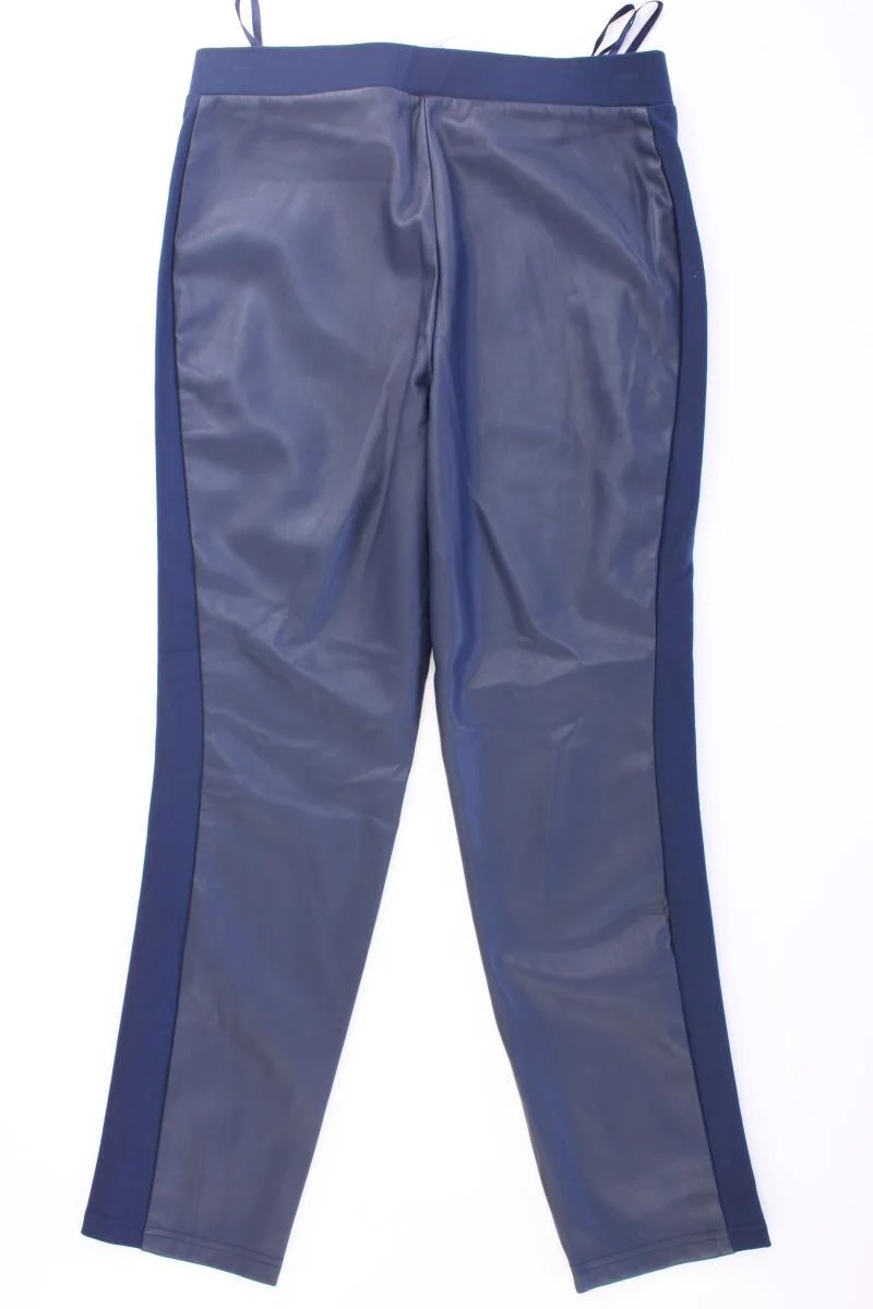 Pfeffinger Kunstlederhose Gr. Kurzgröße 21 neuwertig blau aus Polyester