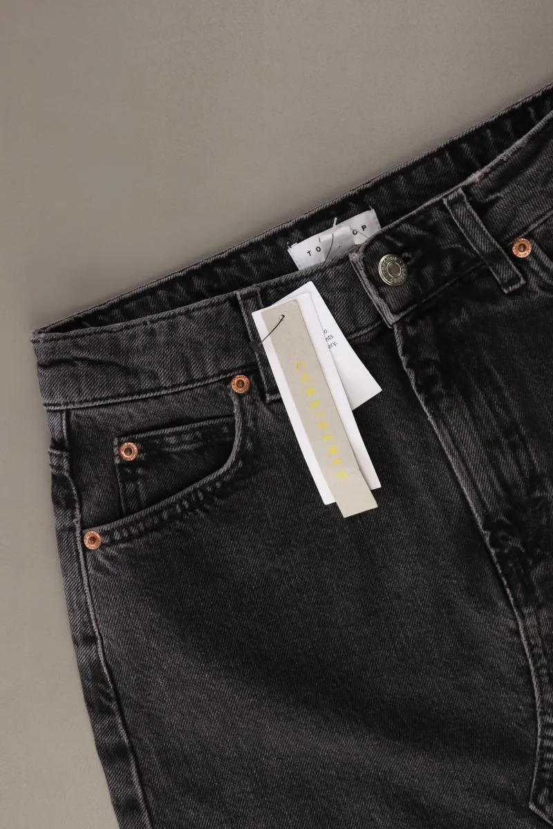 Topshop Jeansrock Gr. 34 neu mit Etikett Neupreis: 36,99€! grau aus Baumwolle