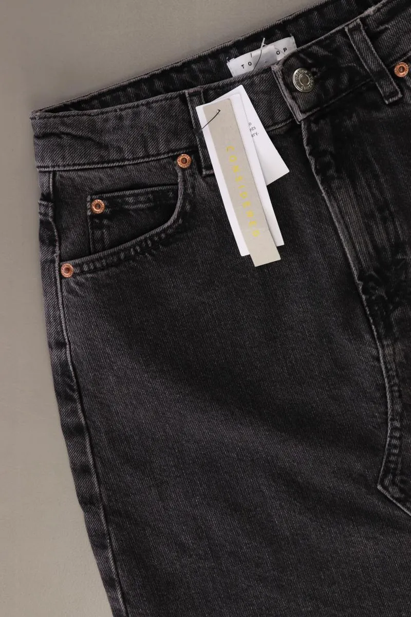 Topshop Jeansrock Gr. 34 neu mit Etikett Neupreis: 36,99€! grau aus Baumwolle
