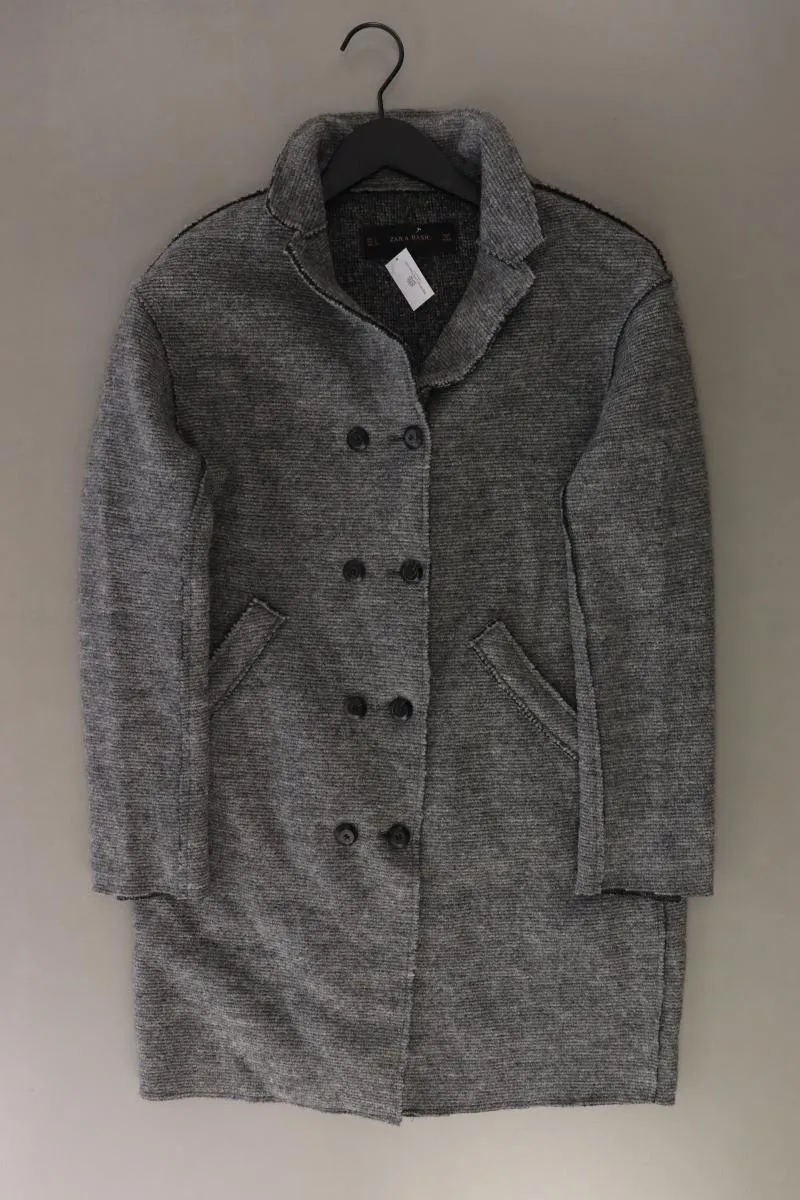 Zara Wollmantel Gr. S grau