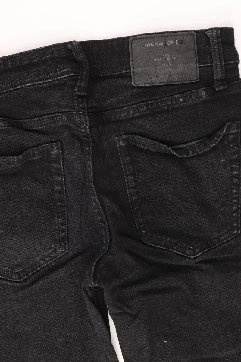 Jack & Jones Straight Jeans für Herren Gr. W29/L32 schwarz aus Baumwolle