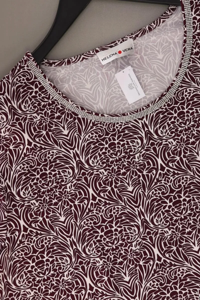 Helena Vera Printshirt Gr. 50 Kurzarm lila aus Polyester