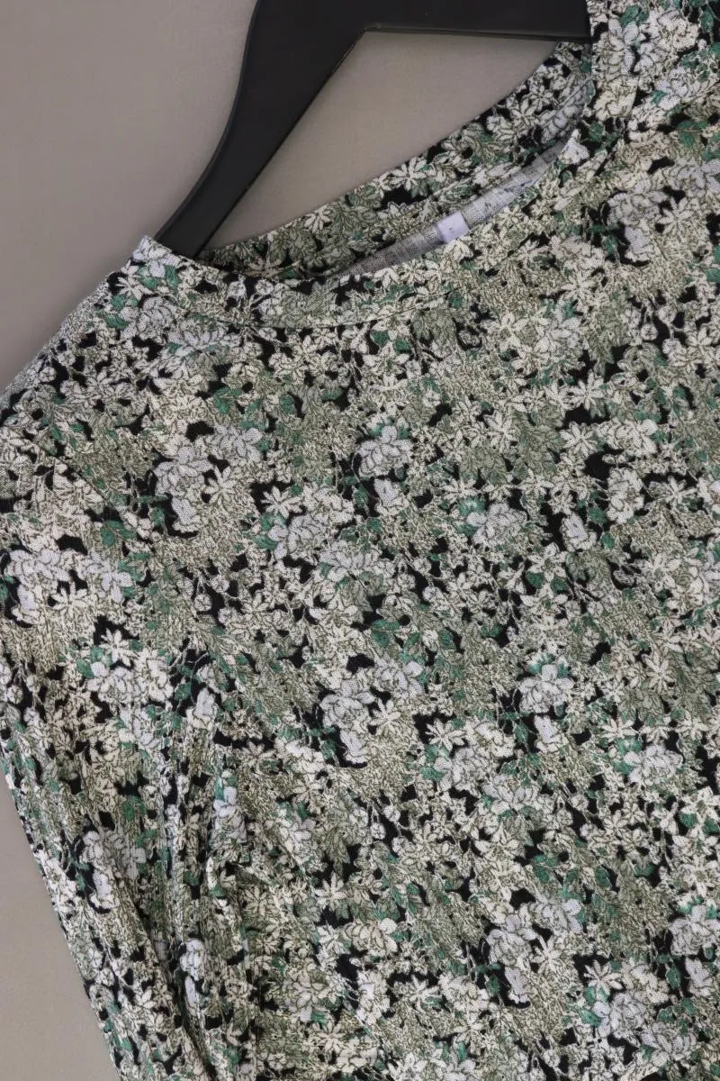 Hollys Kleid Gr. S mit Blumenmuster Langarm grün aus Polyester