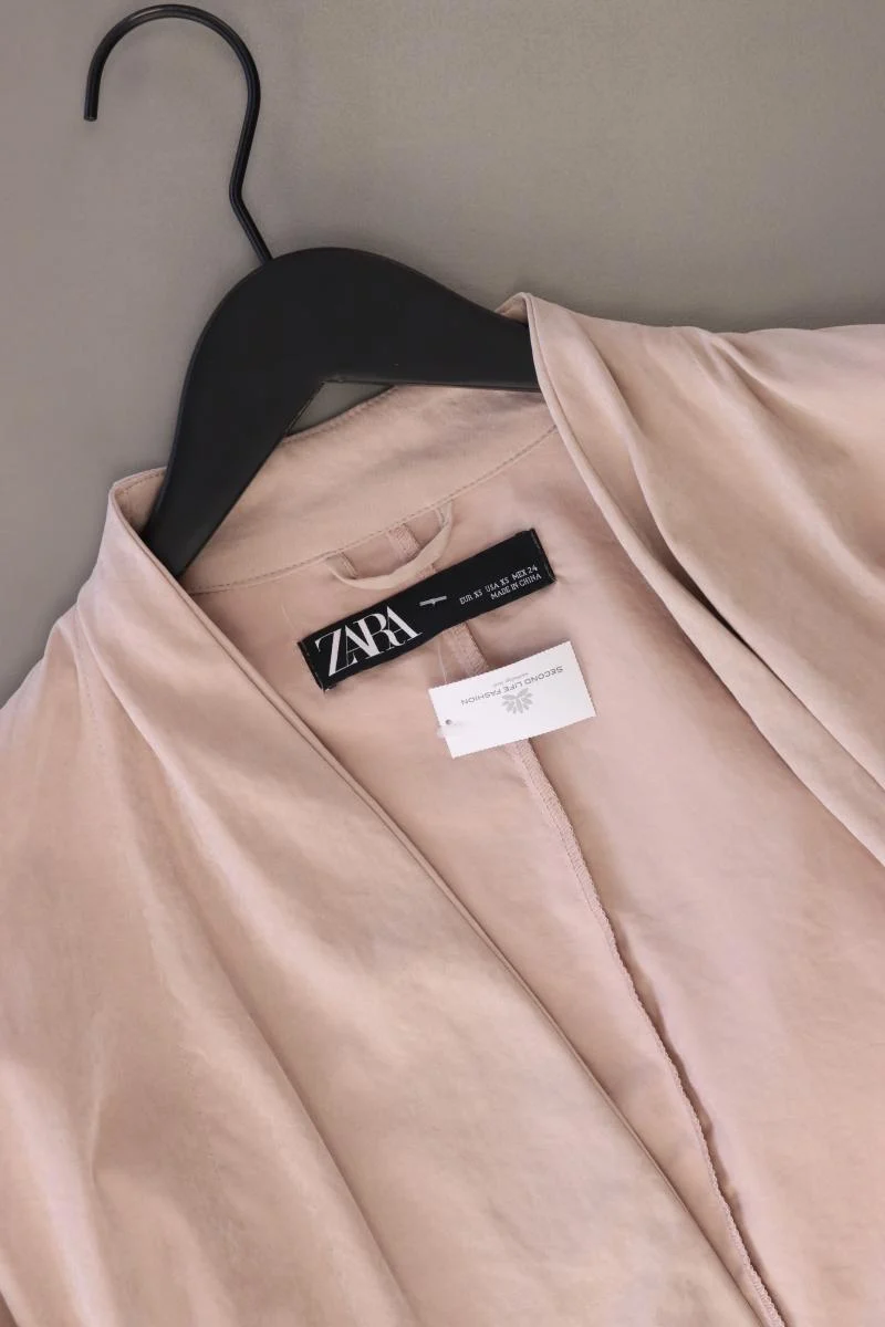 Zara Übergangsmantel Gr. XS rosa aus Polyester