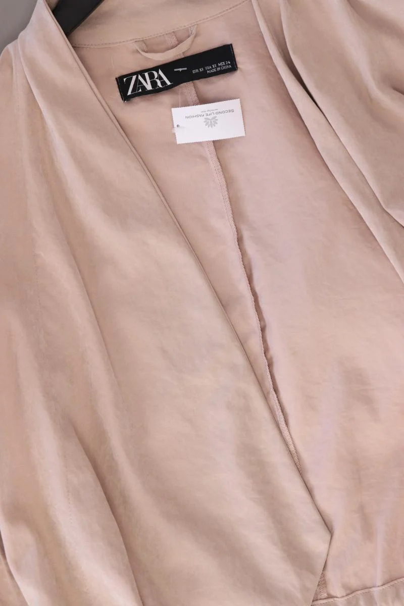 Zara Übergangsmantel Gr. XS rosa aus Polyester