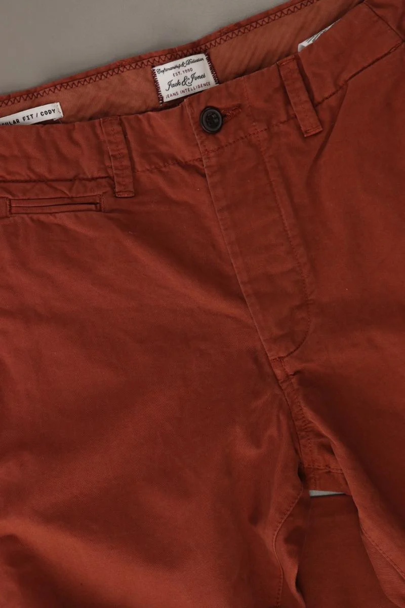 Jack & Jones Chinohose für Herren Gr. W30/L32 orange aus Baumwolle