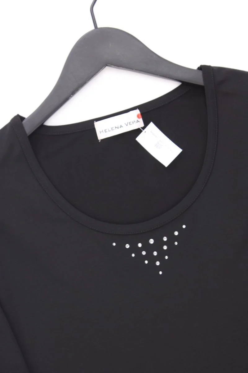 Helena Vera T-Shirt Gr. Kurzgröße 21 Kurzarm schwarz aus Polyester