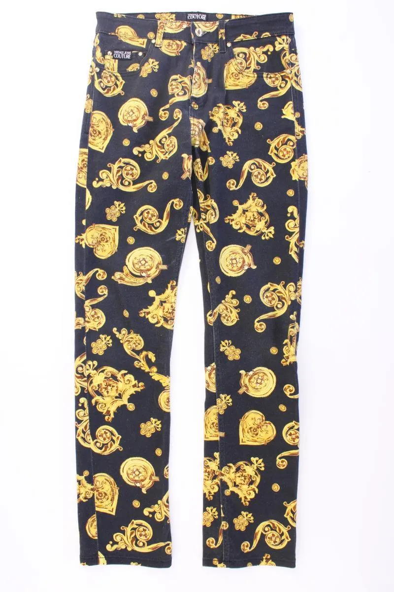 Versace Jeans Hose Gr. W29 Vintage grau aus Baumwolle