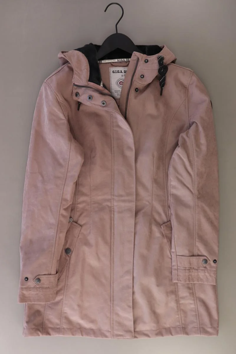 GIGA DX Kapuzenmantel Gr. 44 neuwertig braun aus Polyester