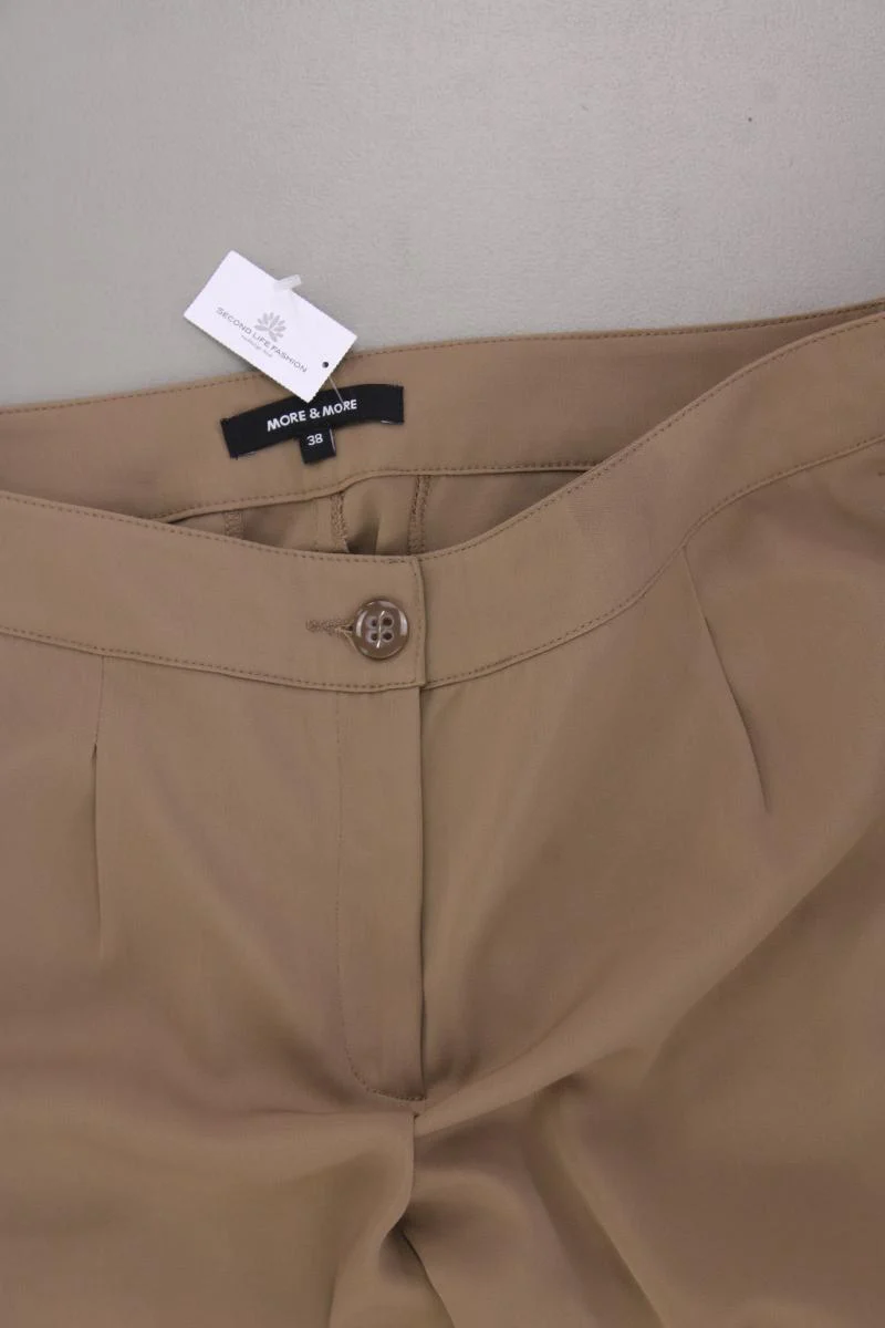 More&More Stoffhose Gr. 38 neuwertig braun aus Polyester