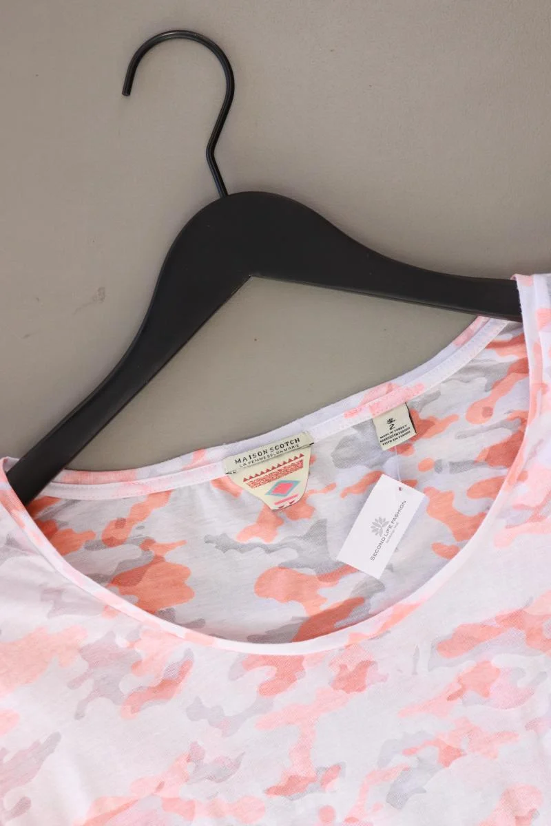 Scotch & Soda Oversize-Shirt Gr. 36 camouflage 3/4 Ärmel orange aus Baumwolle