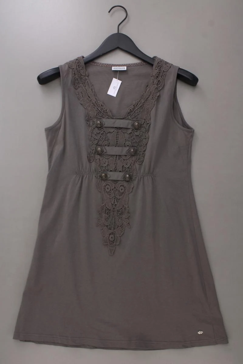 Street One Minikleid Gr. 40 Träger braun aus Baumwolle