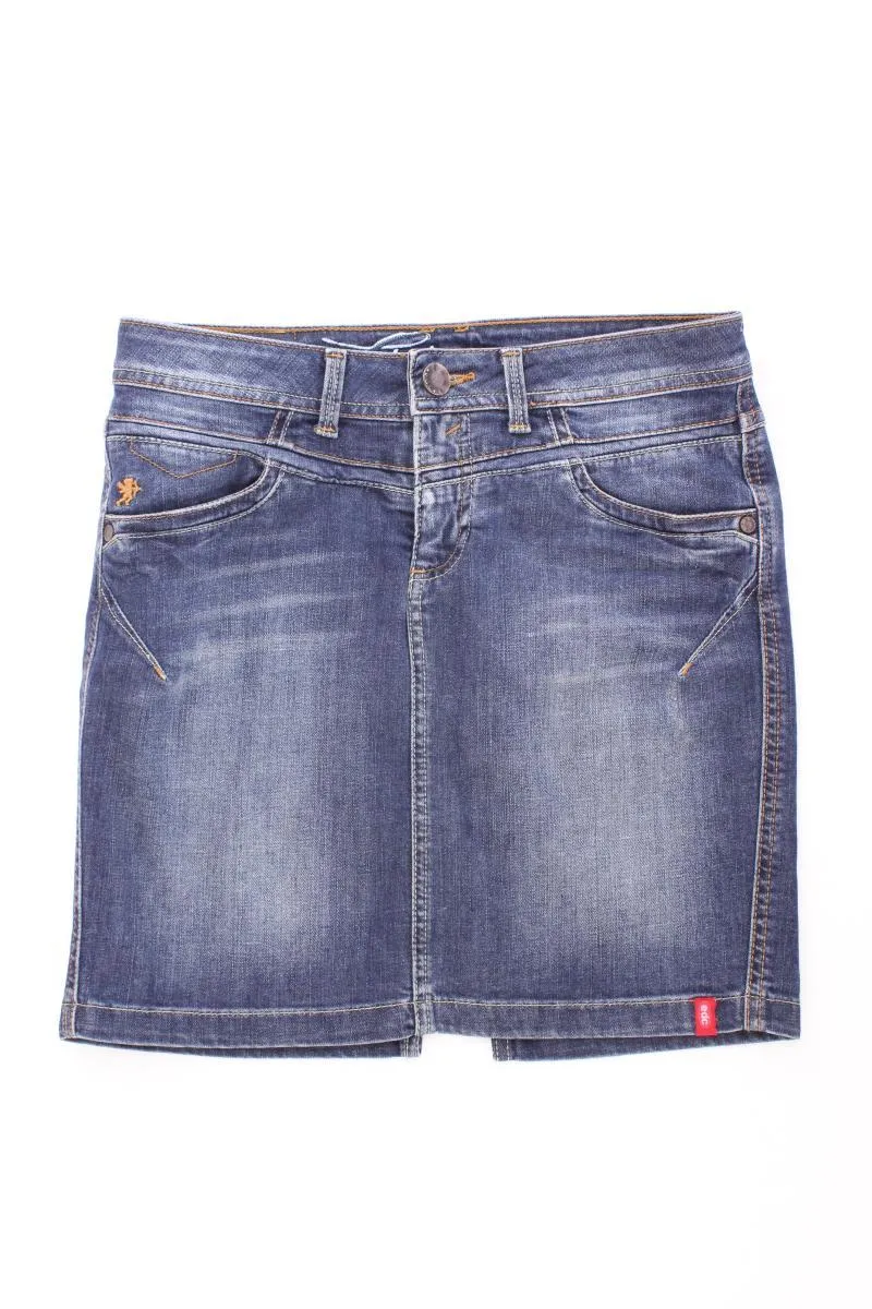 edc by Esprit Jeansrock Gr. 32 blau aus Baumwolle