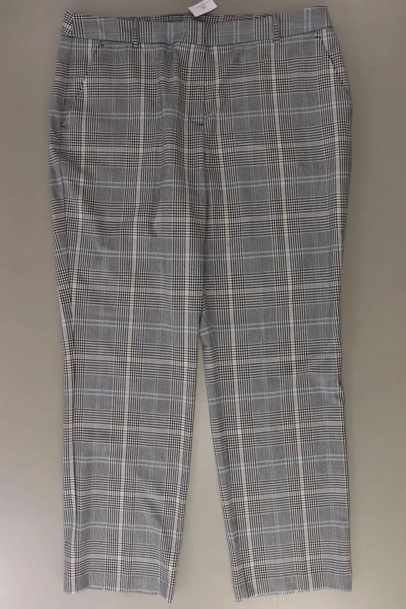 C&A Hose Gr. 46 kariert grau aus Polyester