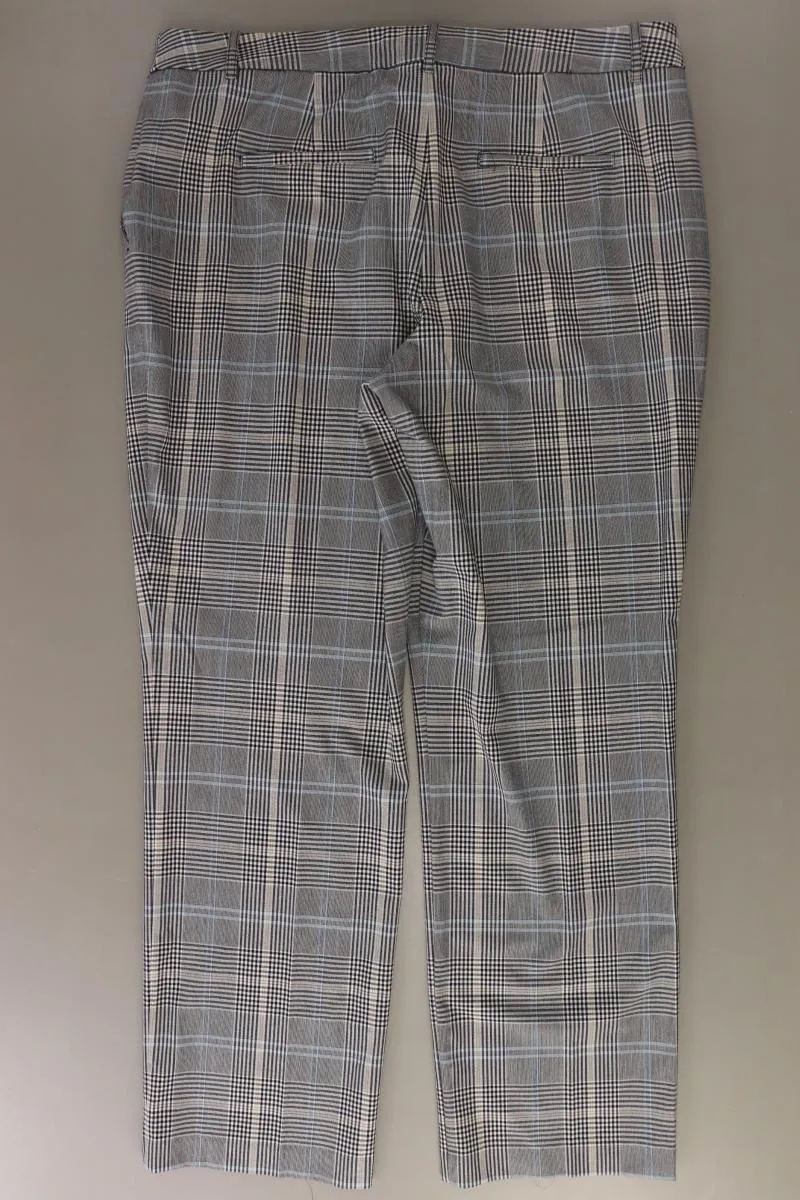 C&A Hose Gr. 46 kariert grau aus Polyester