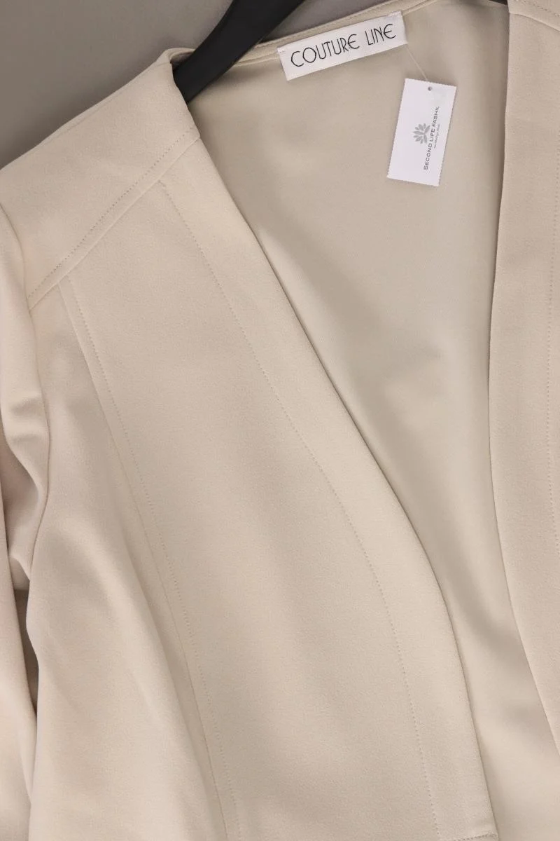 Couture Line Dünner Mantel Gr. 40 3/4 Ärmel creme aus Polyester