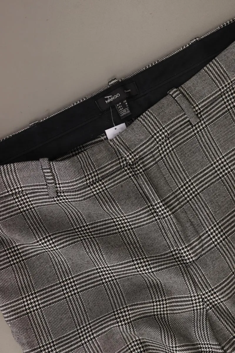 Mango Stoffhose Gr. 40 hahnentritt grau aus Baumwolle